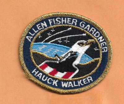 SHUTTLE DISCOVERY  STS-51-A   3 1/2'' PATCH   NASA 