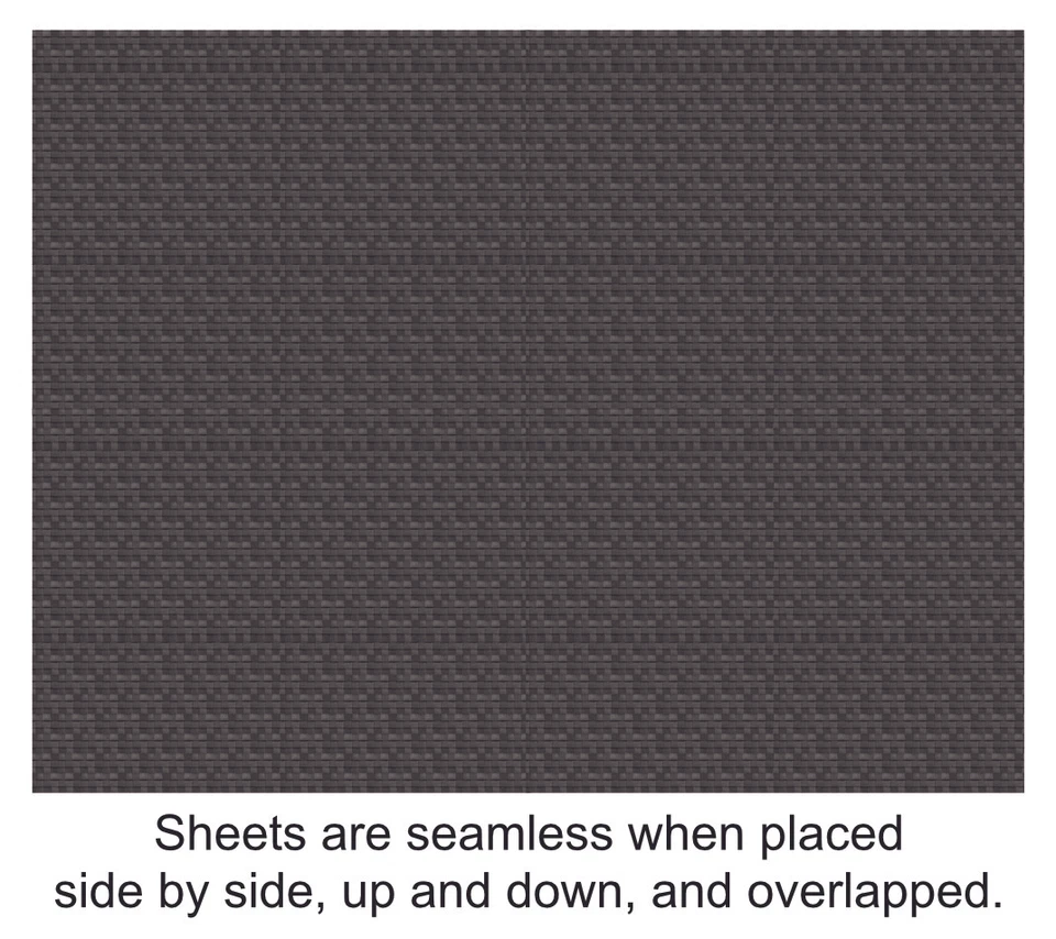 G Scale Gray Roof Shingles Model Train Scenery Sheets 5 Seamless 8.5x11 - Image 3 of 4