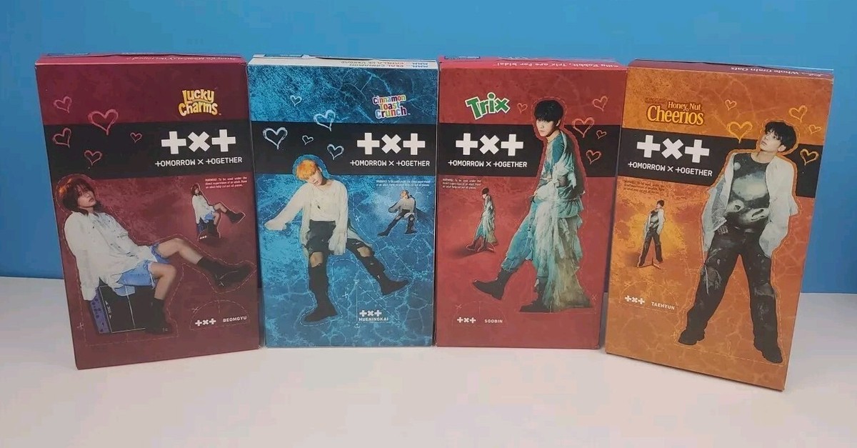 TXT Tomorrow x Together General Mills GM Limited Edition Cereal
