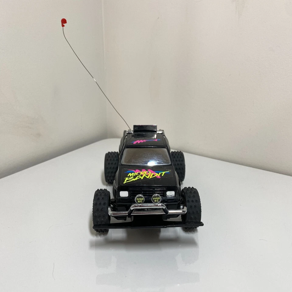 Tyco Mini Bandit RC Truck (Truck Only UNTESTED) Black Neon RARE Vintage 90s READ - Image 2 of 4