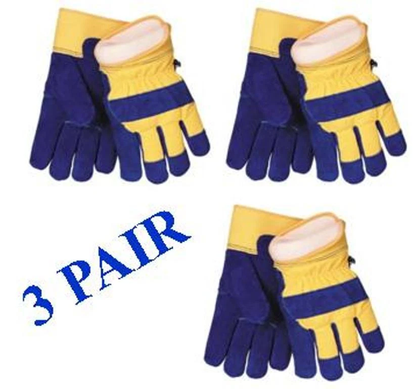 Waterproof Insulated Cowhide Winter Work Glove, 3M 100gm Thinsulate Lining, LGE