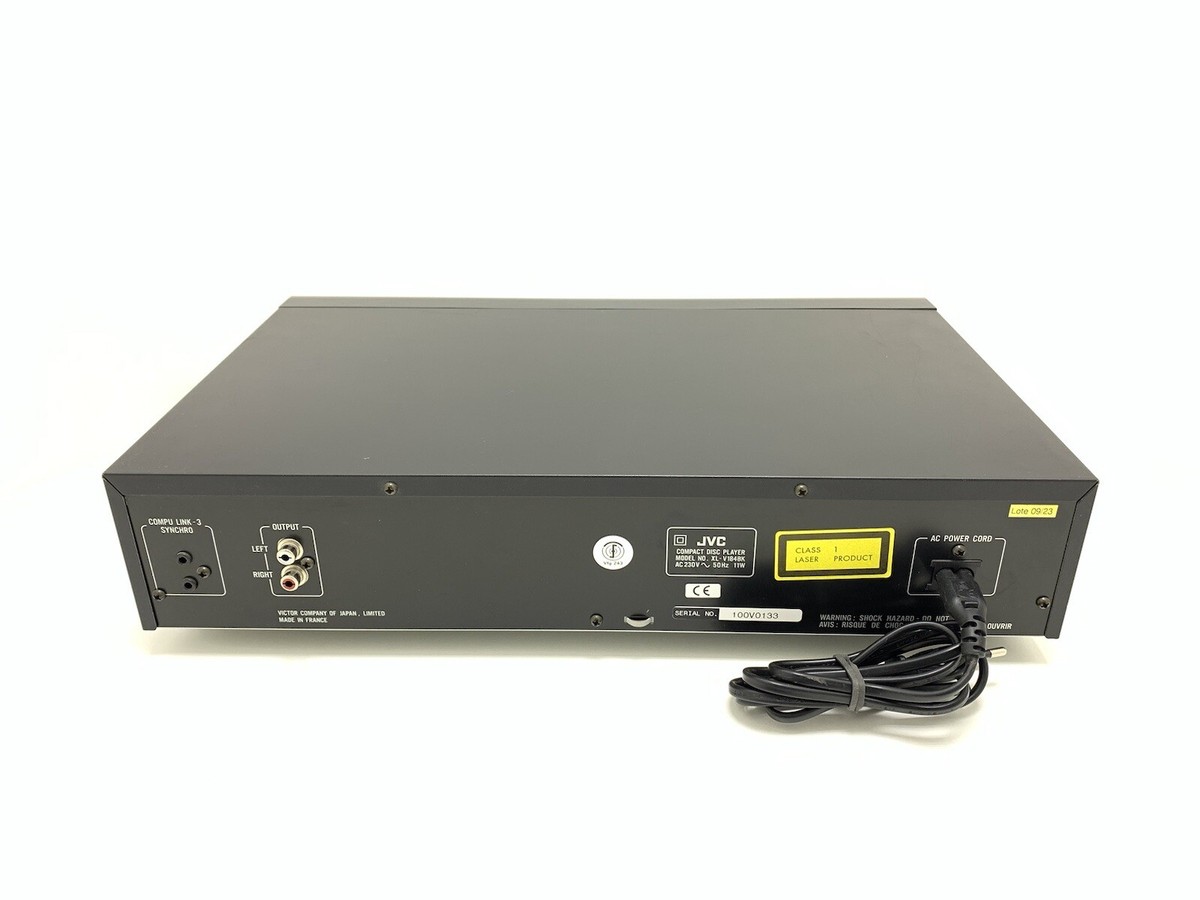 JVC XL-V184 Hi Fi Digital CD Compact Disc Player Vintage