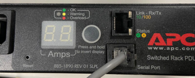 NEW APC AP7920B by Schneider Electric Rack PDU Switched 1U 12A/208V 10A/230V