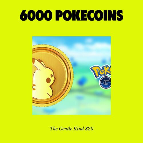 Pokémon Coins Go 6000 Pokecoins pour pas cher et rapide - Photo 1 sur 2