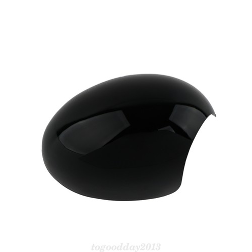 Right Door Mirrors Cover Cap For Mini Cooper R55 R56 R57 R58 R60 R61 Gloss Black - Picture 7 of 11