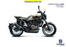 Husqvarna Owners Manual Book Guide 2020 SVARTPILEN 701 US