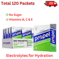 Propel Powder Packets, Kiwi Strawberry W/Electrolytes Vitamins 120 Packets Total