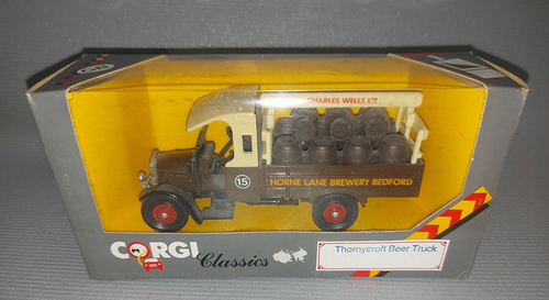 LOT OF 5 BOXED CORGI CLASSICS DIECAST THORNYCROFT BUSES/TRUCKS PLUS 1 MACK TRUCK - Picture 6 of 13