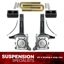 3.5" Front 2" Rear Lift Leveling Kit For 2007-2021 Toyota Tundra 2WD Spindles