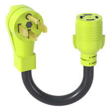 4 Prong 50 Amp to 30 Amp Generator Adapter,Nema 14-50P Male to L14-30R Famale,Ge