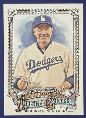 2025 Topps Allen & Ginter #209 Bryan Cranston Los Angeles Dodgers
