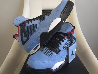 DS OG All Air Jordan 4 X Cactus Jack Travis Scott Size 9.5