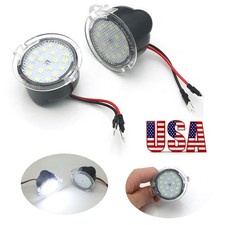 2PCS For Ford F150 Edge 03-18 LED Side View Under Mirror Puddle Light Indicator