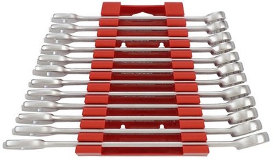 Teng Tools Combination Spanner Set 20-32 mm Plastic Holder 12 Pieces 6512MMA