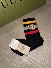 GUCCI Sports Socks Tiger Size Medium 24-26 CM Authentic
