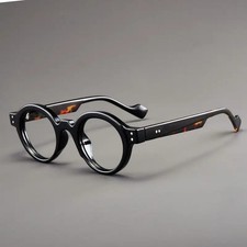 Brillenfassung Brillengestell Damen Herren Rund Designerbrille Vintage Trend neu