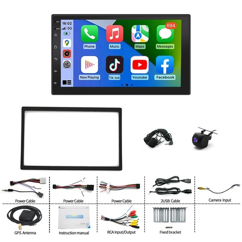 For GMC Canyon 2004-2012 Carplay Android 15 Stereo Radio BT Mirror Link GPS +Cam - Bild 5 von 18