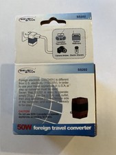 12-PACK NEW - 50 Watt Travel Voltage Converter 110 Volt to 220 volt   139.98