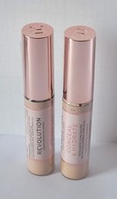 Lot Of 2 Makeup Revolution London Conceal  Hydrate Radiance Concealer Medium 