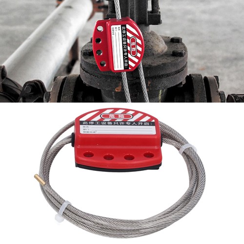 Adjustable Lockout Tagout Cable Lock Durable For Maintenance ...