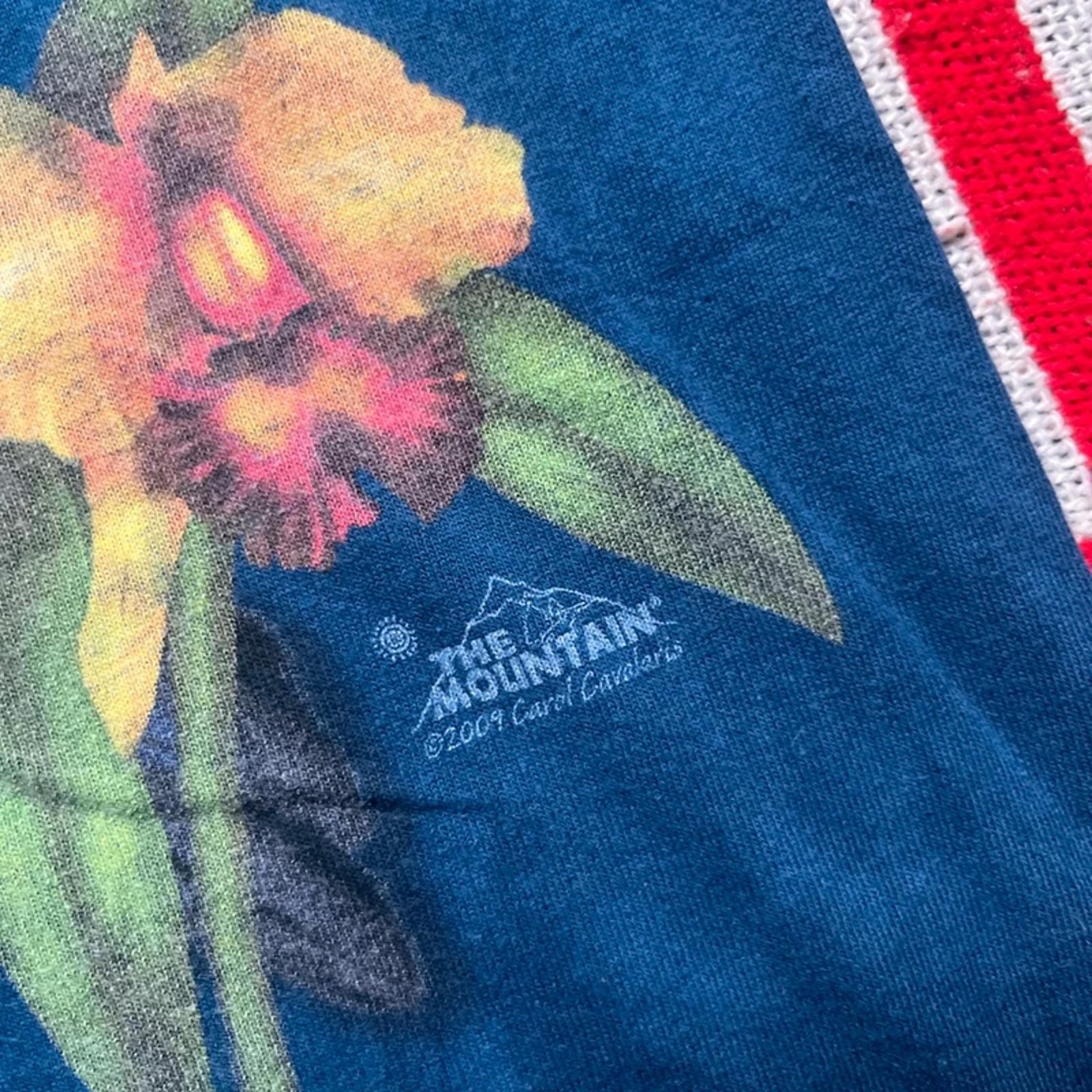 Vintage The Mountain Men’s Graphic Print Birds T-shirt | M image 4