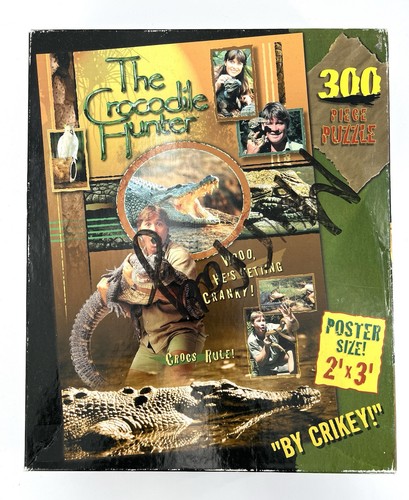 The Crocodile Hunter Steve Irwin 300 Piece Poster Size Puzzle ...
