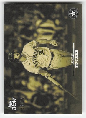 Kyle Tucker 2022 Topps Black & White Sepia SN #51 #/75