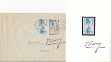 France 1974 N° 1820 Aigrette Protection de la nature signés graveur Robert Cami