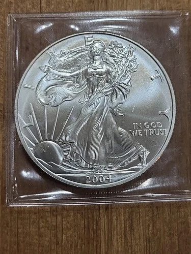 2004 Walking Liberty 1 Oz. Fine Silver Dollar Uncirculated