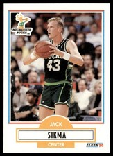 1990-91 Fleer Jack Sikma Milwaukee Bucks #110