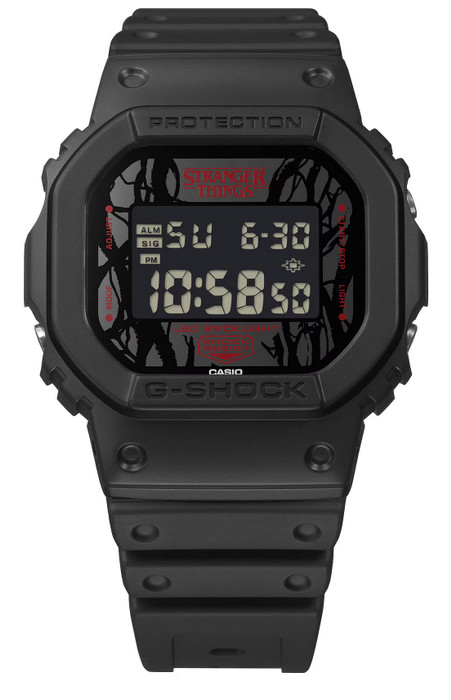 Casio G-Shock DW5600STT-1 STRANGER THINGS EDITION Black Watch