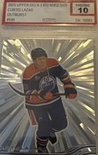 2025-26 Upper Deck Extended Series - Curtis Lazar #549 Silver Foil Grade 10