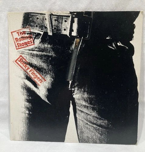 Rolling Stones Sticky Fingers Vintage Vinyl LP -Andy Warhol cover 1971 CUN 59100