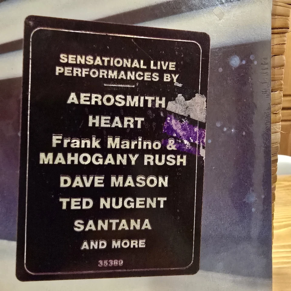 California Jam 2 (1978) 2 LP Vinyl Compilation SEALED Aerosmith/Heart/Santana - Image 2 of 4