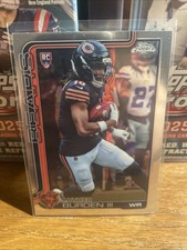 2025 Topps Chrome NFL Football #334 Luther Burden III Rookie RC Chicago Bears