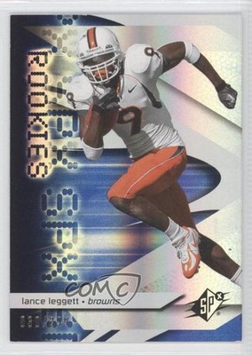 2008 SPx Rookies Blue 30/299 Lance Leggett #123 Rookie RC 0e3