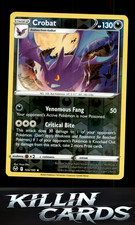 Reverse Holofoil Crobat 105/195 Pokemon Holo Rare SWSH12: Silver Tempest Card NM
