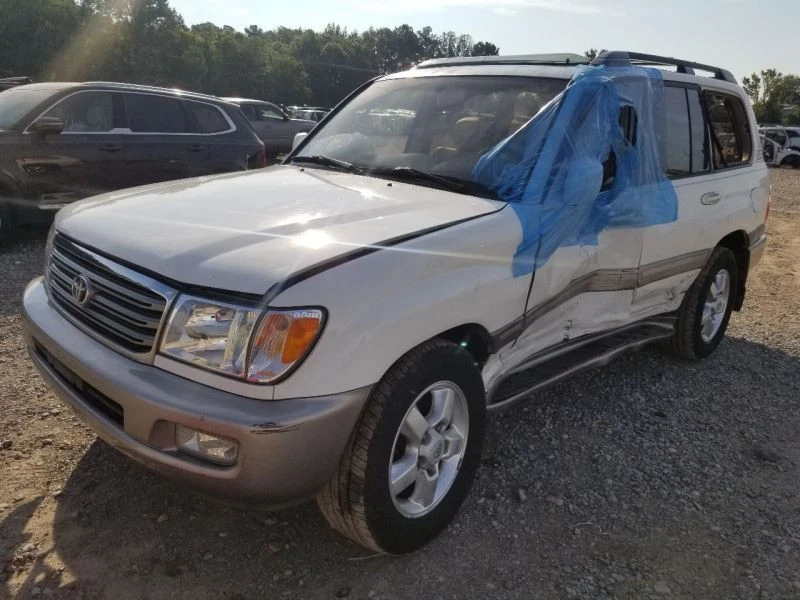 03-07 TOYOTA LAND CRUISER OEM PASSENGER RIGHT FRONT DOOR WHITE  Foto 3 de 4