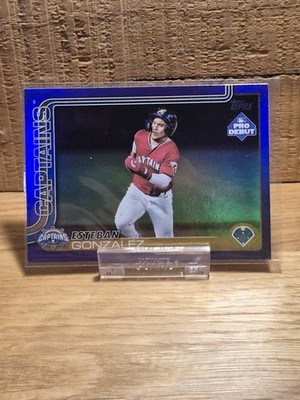 2025 Topps Pro Debut Esteban Gonzalez Lake County Captains #PD-117 /299 Purple 