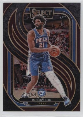 2024-25 Panini Select Premier Level Maroon Prizm 63/175 Joel Embiid #101 1u6