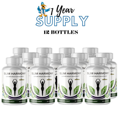 Slim Harmony- Blood/Weight Support- 12 Bottles- 720 Capsules