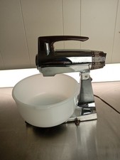 Vintage Sunbeam Mixmaster 12 Speed Mixer Chrome W/ Bowls With No Beaters