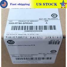 New Allen Bradley 5069-RTB6-SPRING Compact 5000 6 Spring RTB Sealed US Free Tax