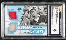 2021 SP Game Used Tour Gear Blue Shirt & Cap /25 Arnold Palmer #TG-AP CGC 9 Mint