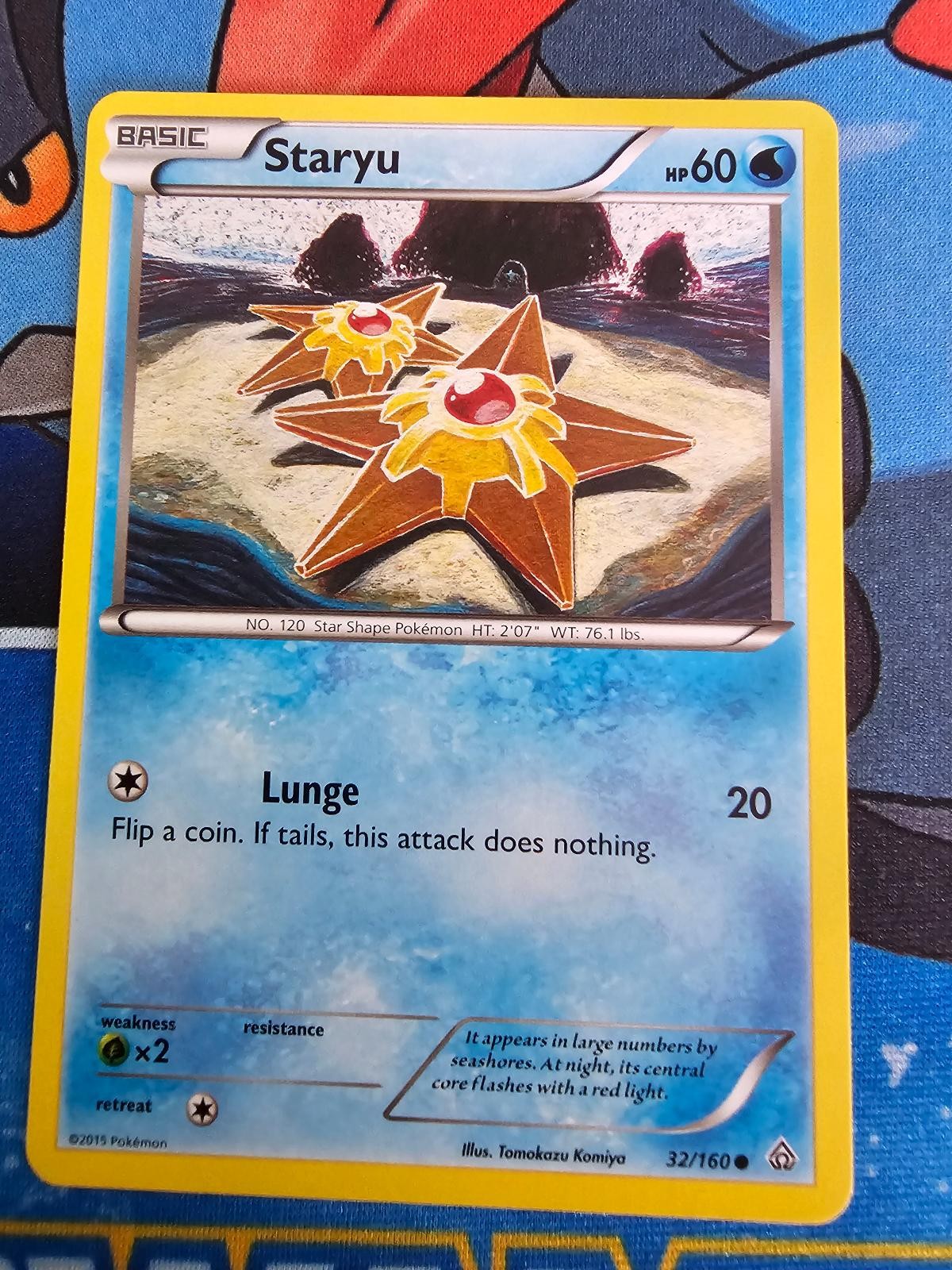 Staryu 32/160 Common Primal Clash Pokemon Near Mint