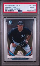2014 BOWMAN DRAFT TOP PROSPECTS CHROME #CTP39 AARON JUDGE ROOKIE RC PSA 10