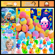 Fun Bath Bombs for Kids - 28 Fizzy Shower Bombs with Animal Toys, Non-Toxic Part