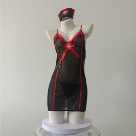 Costume Fancy Dress Nurse Cosplay Outfit Uniform Party Sexy Lingerie Womens&