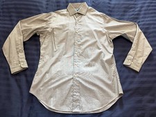 Polo Ralph Lauren Regent L/S Button Up Classic Dress Shirt Grey sz M 15 1/2 