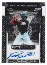 2025 Leaf Optichrome Dexter McCleon Jr. Base Auto BA-DMC Silver Laser 10/10